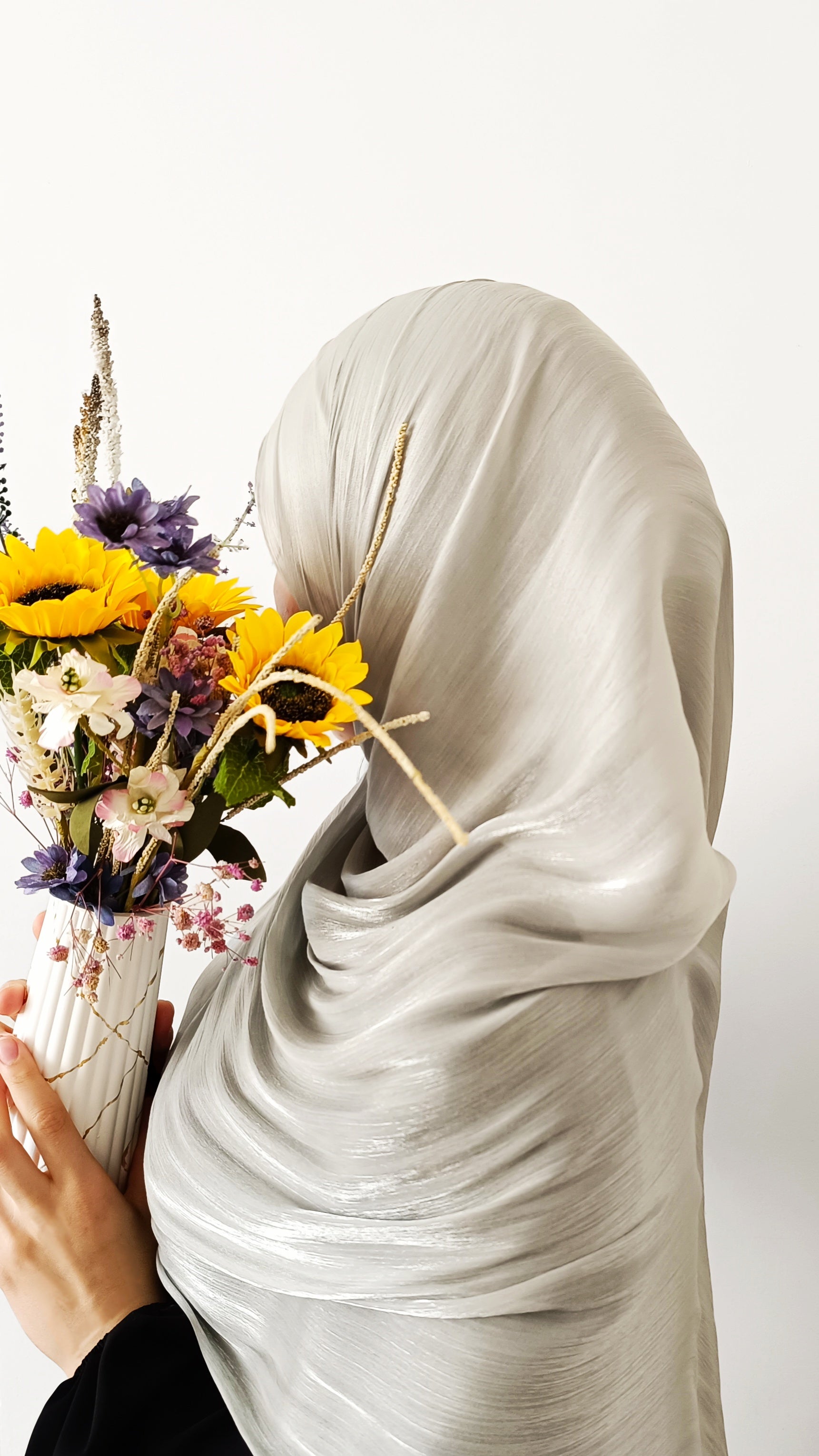 Soft Shimmer Hijab - Mint Green