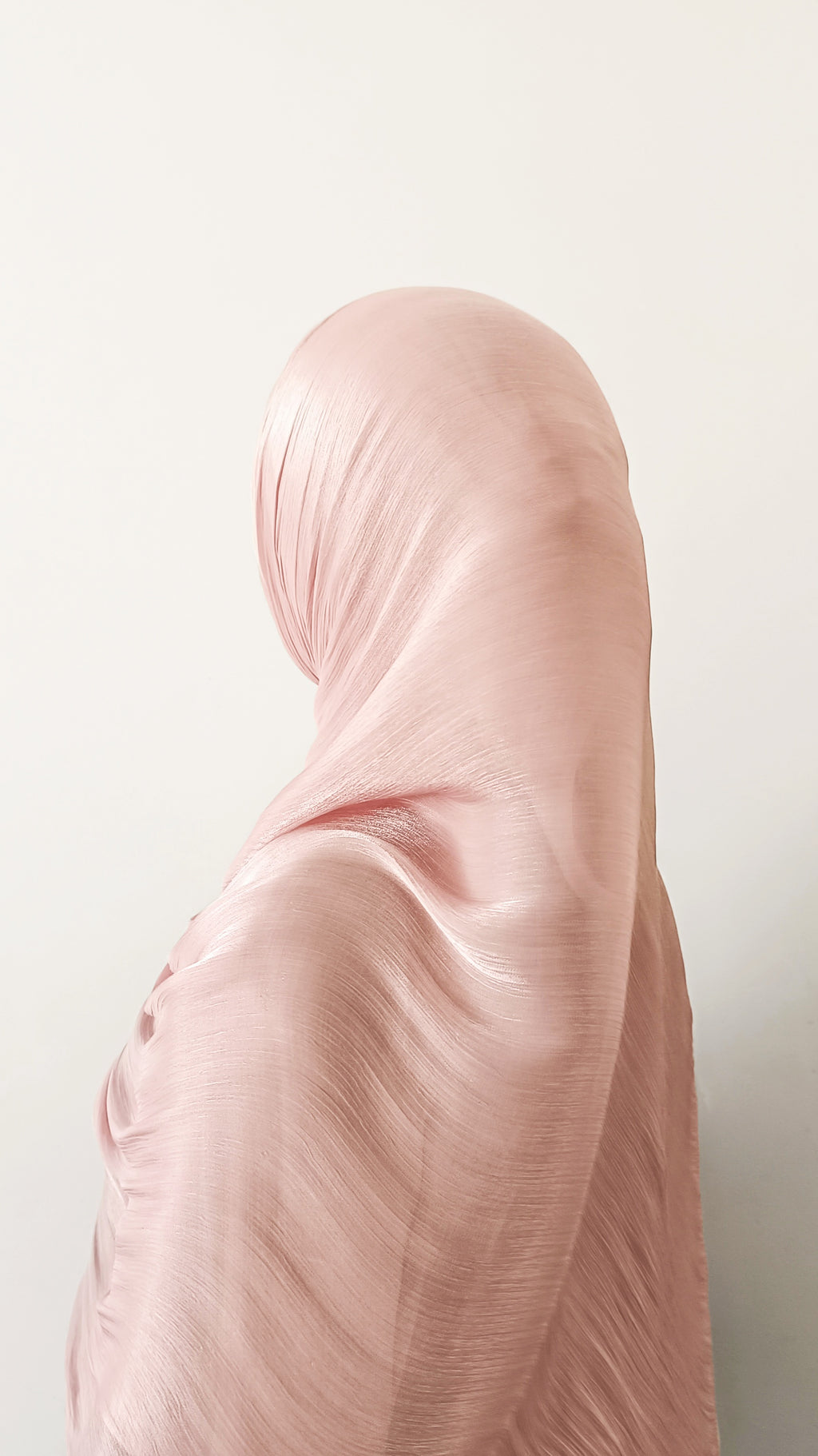 Soft Shimmer Hijab - Dusky Rose