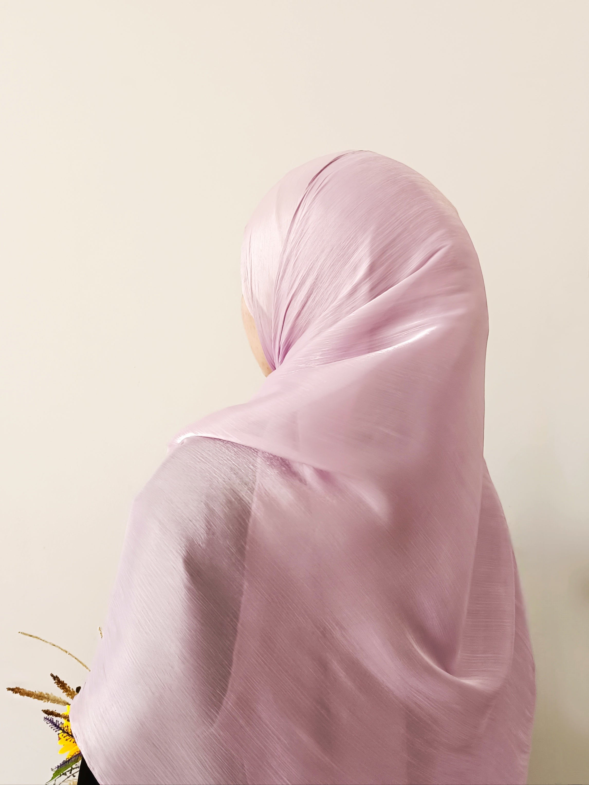 Soft Shimmer Hijab - Lilac