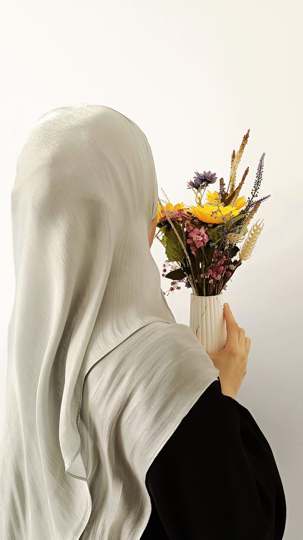 Soft Shimmer Hijab - Mint Green