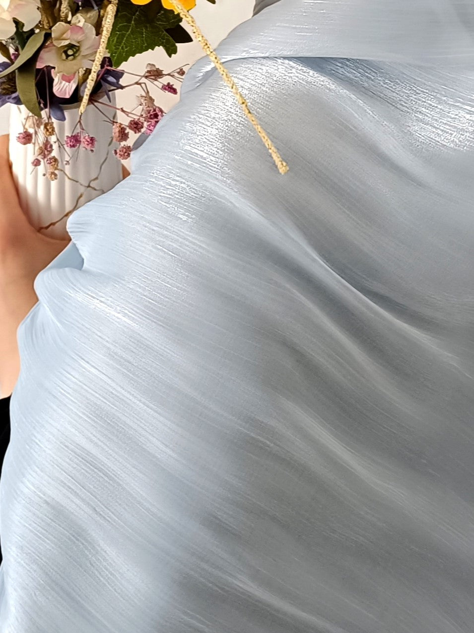 Soft Shimmer Hijab - Sky Blue